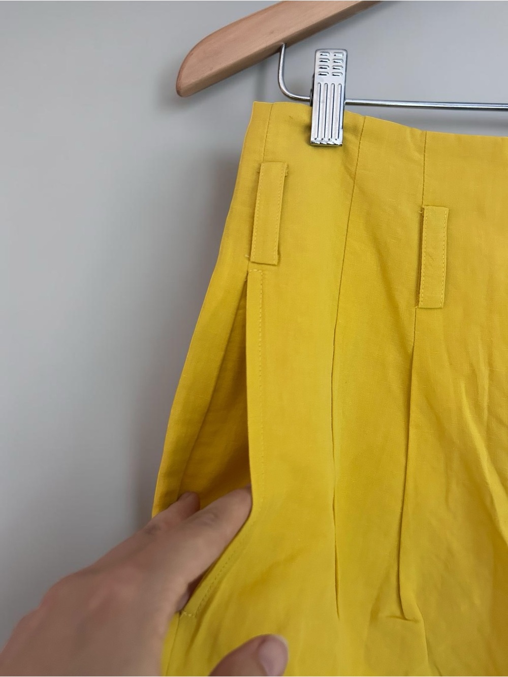 Ulla Johnson Pascale Sunsprite Cotton Linen Wide Leg Pants Sz 4 Runway 2023 - Picture 6 of 10